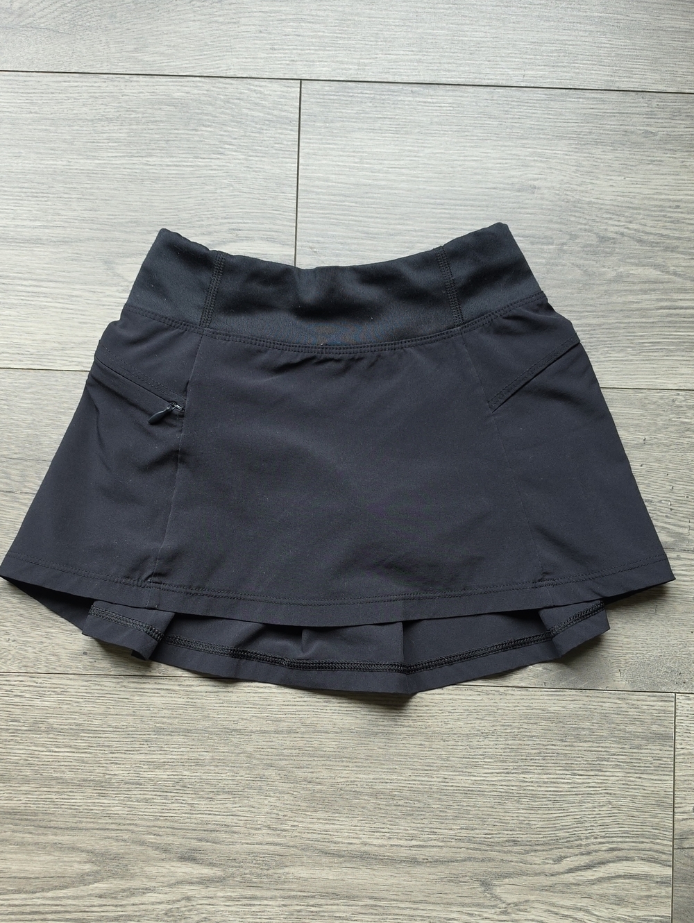 3/$6 Athletic Black Skort with Built-in Shorts
